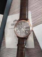 Montre Orient Sun & Moon – Cadran Brun en Saphire, Handtassen en Accessoires, Horloges | Heren, Overige merken, Overige materialen