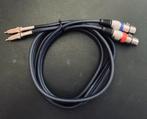 Dubbele kabels van 1,50 m XLR-stekkers - RCA, Ophalen of Verzenden, Nieuw