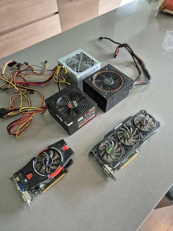 Lot pc onderdelen GTX 760 650 PSU 400W 320W