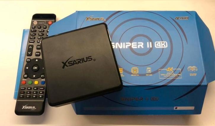 Te koop Xsarius Sniper 2 4k Decoder, Audio, Tv en Foto, Mediaspelers, Zo goed als nieuw, Minder dan 500 GB, HDMI, USB 2.0, Optische audio