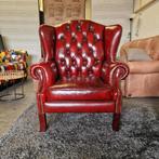 Chesterfield Lord Fauteuil Antiek Rood, Ophalen