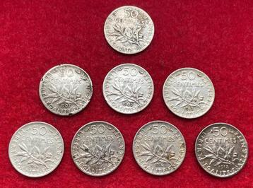 Muntencollectie - Muntenzaaier van 50 cent 1899-1918 beschikbaar voor biedingen