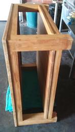 Salontafel hardhout 1m x 1m, Huis en Inrichting, Tafels | Salontafels, Ophalen, Gebruikt, 50 tot 100 cm, 50 tot 100 cm