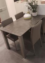 Tafel + 4 stoelen, Antiek en Kunst, Antiek | Meubels | Tafels, Ophalen