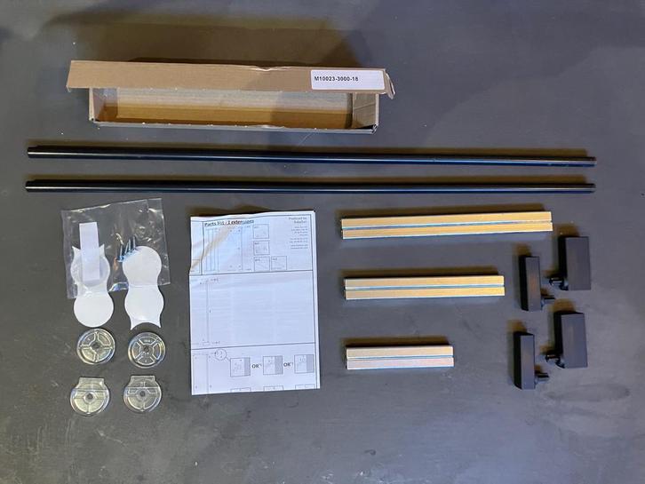 BabyDan Premier, Avantgarde, ASTA, TORA uitbreidingsset, Kinderen en Baby's, Traphekjes, Zo goed als nieuw, Klemhekje, Metaal of IJzer