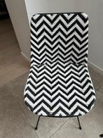 Chaise Tressée Noire & Blanche Maison du Monde, Enlèvement, Comme neuf