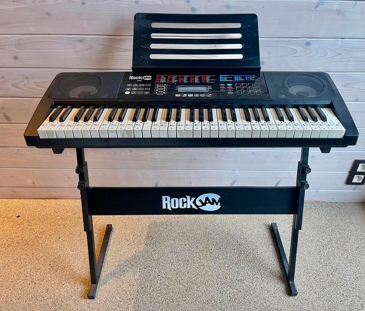 clavier/ piano électronique RockJam rj761 61keys, Muziek en Instrumenten, Keyboards, Zo goed als nieuw, 61 toetsen, Ophalen of Verzenden