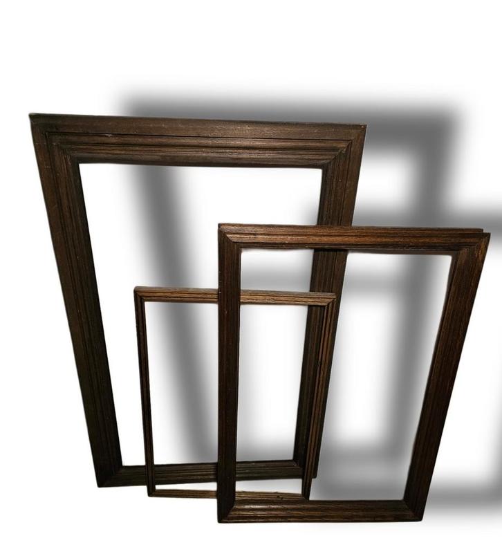 Kaders in volle eik, Huis en Inrichting, Woonaccessoires | Lijsten, Zo goed als nieuw, 50 tot 75 cm, Minder dan 50 cm, Hout, Verzenden