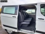 Ford Transit Custom 105pk Dubbel Cabine Euro6 Trekhaak Cruis, Auto's, Bestelwagens en Lichte vracht, Euro 6, 4 cilinders, Wit