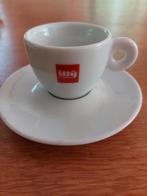 Illy espresso kopje en schoteltje...strak logo, Ophalen of Verzenden, Gebruikt