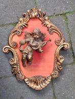 Cadre angelot bois baroque, Antiquités & Art
