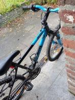 Btwin 24 inch mountainbike blauw zwart, Ophalen, Gebruikt, 24 inch, Handrem