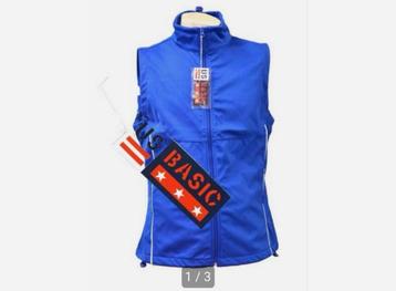 US Basic Heren Soft Shell BodyWarmer + Reflecterende strepen beschikbaar voor biedingen