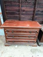 Houten massieve laden kast, Antiek en Kunst, Antiek | Meubels | Kasten, Ophalen