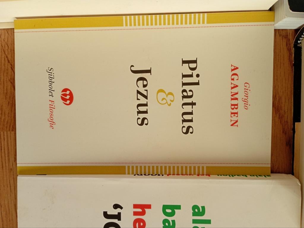 Agamben. Pilates en Jezus, Ophalen