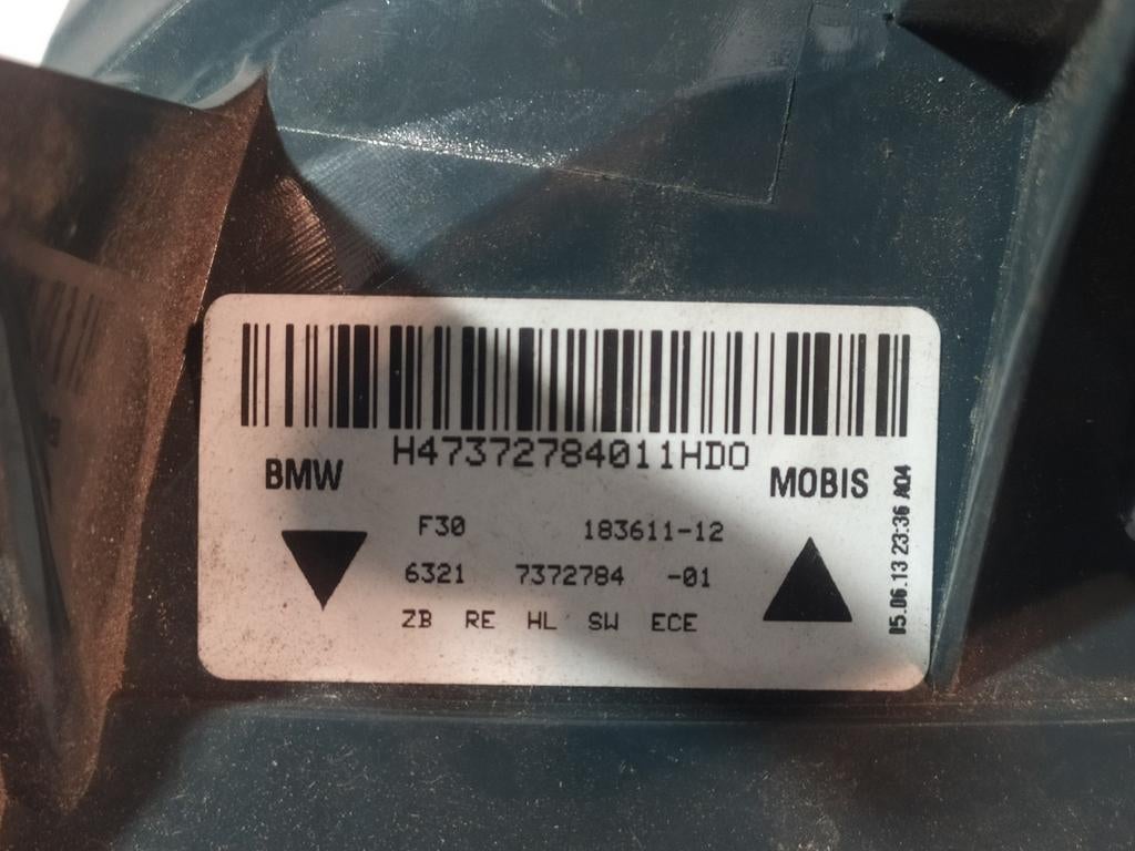 feu arriere Bmw F30 63217372784, Enlèvement, Utilisé, BMW