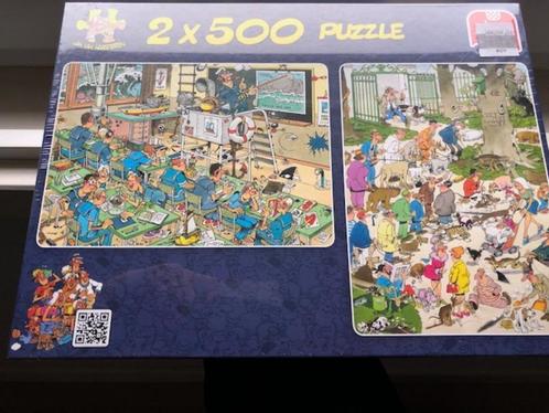 New met sealJan Van Haasteren 2x500 nr 81302 The Pee tree+Na, Hobby en Vrije tijd, Denksport en Puzzels, Nieuw, Legpuzzel, 500 t/m 1500 stukjes