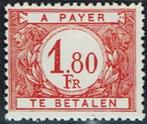 Strafportzegel TX58 België postfris, Postzegels en Munten, Overig, Zonder stempel, Verzenden, Postfris