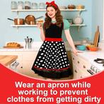 tablier de cuisine à pois | LIVRAISON GRATUITE, Neuf, -, Autres couleurs, -