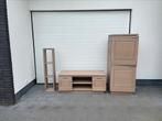 Tv meubel, hoge kast en hangkast, Ophalen, Gebruikt, Eikenhout