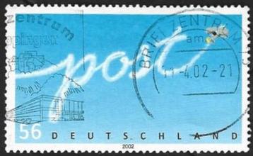 1 Postzegel Duitsland 2002 Post beschikbaar voor biedingen