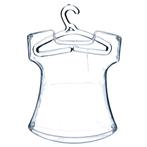 Plexi Doosje Kleerhanger 11 cm 17 stuks, Ophalen of Verzenden, Nieuw, Kraamcadeau