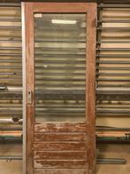 gebruikte achterdeur, schuurdeur, buitendeuren, oude deur, Porte extérieure, Enlèvement, Verre, 200 à 215 cm