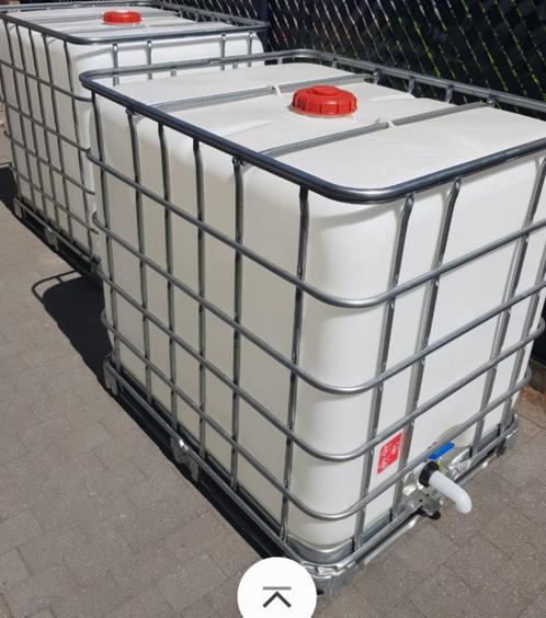 Ibc container 1000l vat, Jardin & Terrasse, Barils de pluie, Enlèvement
