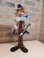 Grand Clown de Murano de 47 cm de haut, pièce unique, Antiquités & Art, Antiquités | Verre & Cristal, Enlèvement ou Envoi