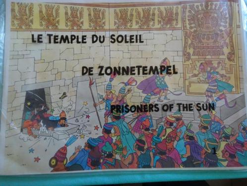 Puzzel van 100 stukjes - Kuifje en de Tempel van de Zon - He, Verzamelen, Stripfiguren, Gebruikt, Boek of Spel, Kuifje, Ophalen of Verzenden