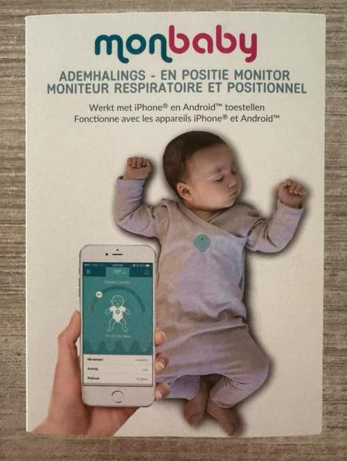 Monbaby Ademhaling- en positiemonitor - prijs overeen te kom, Kinderen en Baby's, Babyfoons, Zo goed als nieuw, Ophalen of Verzenden