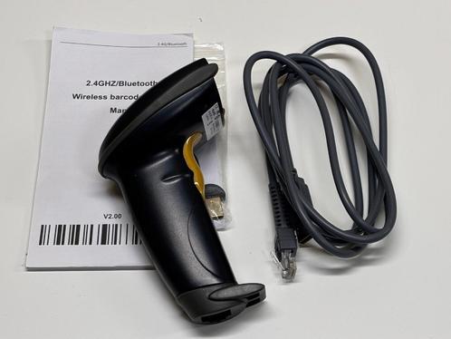Draadloze laser barcode scanner, bluetooth en wireless, Computers en Software, Scanners, Gebruikt, Barcodescanner, MacOS, Windows