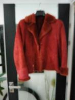 kort rood daim vestje . designed Parmentier, Ophalen of Verzenden, Rood