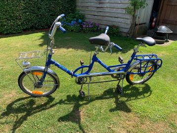 Vélo pliant tandem vintage Graziella, Pliable, Moins de 10 vitesses, Enlèvement, Utilisé