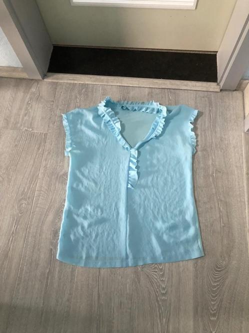Marc Cain Marccain blouse, Kleding | Dames, Blouses en Tunieken, Nieuw, Maat 38/40 (M), Blauw, Ophalen of Verzenden