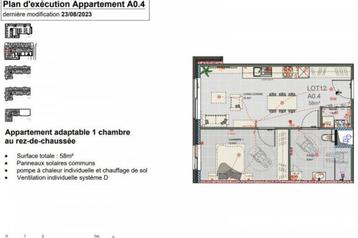 Appartement à vendre à Soignies, 1 chambre, Appartement, 1 pièces