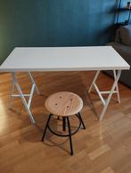 Ikea bureautafel met kullaberg kruk, Gebruikt, Ophalen, Bureau
