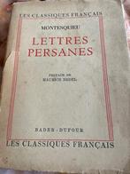 Livre Montesquieu Lettres Persanes 1949, Gelezen, Europa overig, Montesquieu, Ophalen of Verzenden
