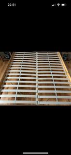 Hemnes bed 160x200 inclusief lattenbodem, Huis en Inrichting, Ophalen, Gebruikt, Bruin, Tweepersoons