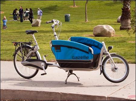 Gazelle Cabby - Nieuw, Fietsen en Brommers, Fietsen | Bakfietsen, Nieuw, Gazelle, 2 kinderen, Opvouwbaar, Ophalen