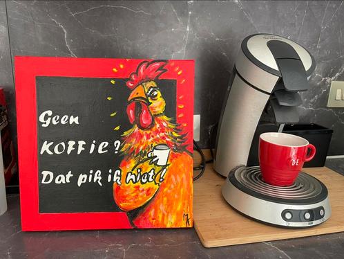 Schilderij voor dé koffieliefhebber Mk Art, Antiek en Kunst, Kunst | Schilderijen | Modern, Ophalen of Verzenden