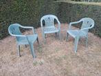 Tuinstoelen 3x, Ophalen, Gebruikt, Stapelbaar