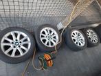 16 inch alu velgen BMW E46 3 serie met Dunlop banden, Auto-onderdelen, Banden en Velgen, Ophalen, Gebruikt, Velg(en), 16 inch