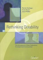 Rethinking Disability _ The Emergence of New Definitions, Co, Nieuw, Ophalen of Verzenden, Patrick Devlieger, Sociale psychologie
