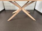 Massief eiken design tafel in zeer goede staat 180x90cm, Ophalen, Modern design, 50 tot 100 cm, 150 tot 200 cm