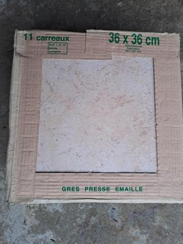 Carrelage grés cérame émaillé 36x36 cm, Neuf, 20 à 40 cm, Carrelage de sol, Céramique
