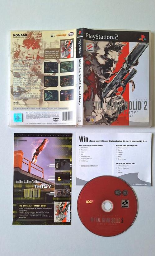 Metal Gear Solid 2 le making of du documentaire, Consoles de jeu & Jeux vidéo, Jeux | Sony PlayStation 2, Comme neuf, Aventure et Action
