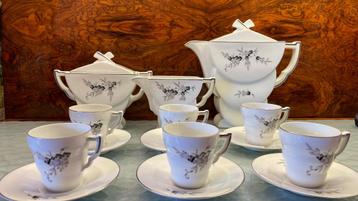 Art deco koffie/ mokka servies beschikbaar voor biedingen
