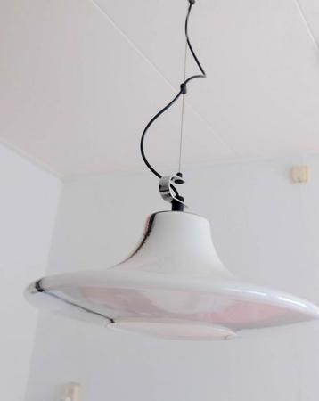 Vintage Peill & Putzler Ufo Pendant Lamp Murano Glass beschikbaar voor biedingen