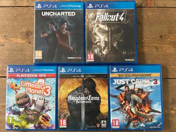 PS4 games (Playstation 4) beschikbaar voor biedingen